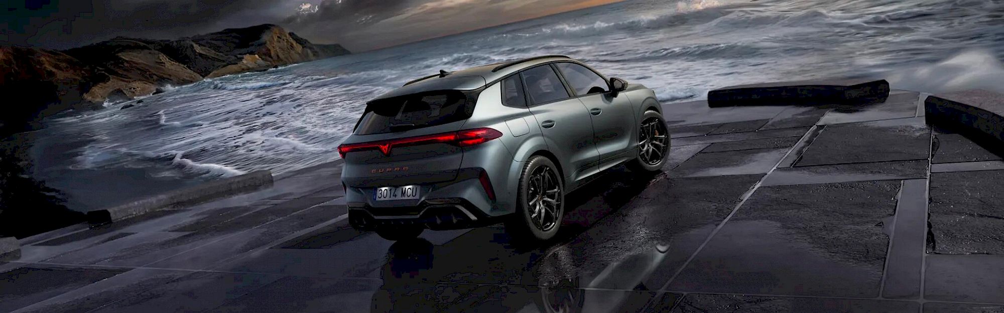 Cupra Terramar áll a mólón