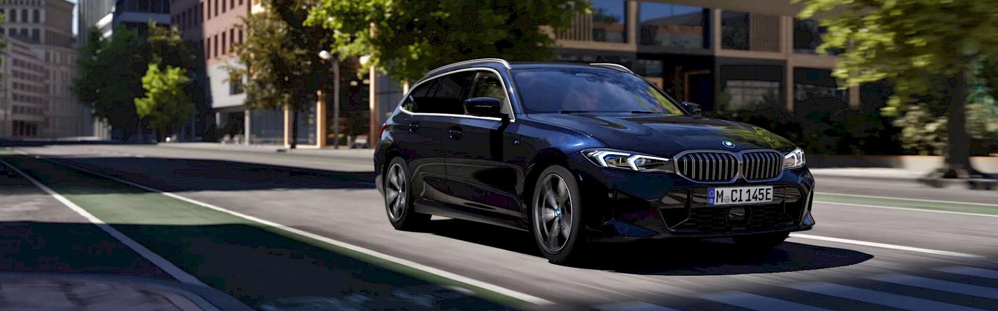 BMW 330d xDrive halad az úton